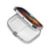 Square Pill Box Halloween Night Sky Cute Small Pill Case 2 Compartment Pillbox for Purse Pocket Portable Pill Container Holder to Hold Vitamins Medication Fish Oil and Supplements view 2