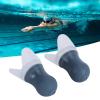 2Pcs Reusable Silicone Ear Plugs, Watertight and Noise Reduction for Swimming, Flying, and More(Gray Large +pp Box) view 3