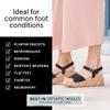 ABEO Solstice Buckle Sandals For Women | Arch Support Sandals Women's | Ball of Foot Pain Relief | Built-In Metatarsal Pads Women | Ball Of Foot Cushions for Women White Leather 8 Medium view 4