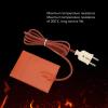 Dpofirs Silicone Heating Pad, Engine Warming Blanket, Silicone Rubber Heating Pad Efficient Electric Blanket Flexible Mat with Wire and Plug for Industrial Equipment Car Engine Oil Pan view 3