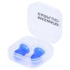 2Pcs Reusable Silicone Ear Plugs, Watertight and Noise Reduction for Swimming, Flying, and More(Blue Large + pp Box) view 1