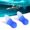 2Pcs Reusable Silicone Ear Plugs, Watertight and Noise Reduction for Swimming, Flying, and More(Blue Large + pp Box) view 4