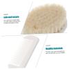 Hoement 1set Practical Care Wool Shampoo Brush and Comb Set for Boy Girl Natural Scalp Massage Tools Gentle Cleaning for Newborns and Toddlers Blue view 2
