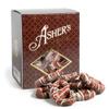Asher's Chocolates, Red and White Chocolate Covered Pretzels, Gourmet Sweet and Salty Candy, Small Batches of Kosher Chocolate, Family Owned Since 1892 (8oz, Milk) view 1