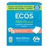 ECOS Laundry Detergent Sheets Vegan, No Plastic Jug, No Mess, Liquid Free - Hypoallergenic, Plant Powered Laundry Detergent Sheet - Magnolia & Lily - 64 Count (Pack of 1) view 1