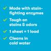ECOS Laundry Detergent Sheets Vegan, No Plastic Jug, No Mess, Liquid Free - Hypoallergenic, Plant Powered Laundry Detergent Sheet - Magnolia & Lily - 64 Count (Pack of 1) view 3