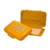 100 Pack Dental Braces Wax for Teeth Braces & Aligners, Unscented & Flavorless Orthodontic Wax Strips for Dental Care Braces Brackets Cover Lip Protector Oral Appliances Ortho Accessories (Orange) view 3