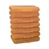 100 Pack Dental Braces Wax for Teeth Braces & Aligners, Unscented & Flavorless Orthodontic Wax Strips for Dental Care Braces Brackets Cover Lip Protector Oral Appliances Ortho Accessories (Orange) view 4