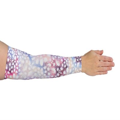 Lymphedivas Dottie Medical Graduated Compression Arm Sleeve for Lymphedema (Short 30-40 mmHg Large)