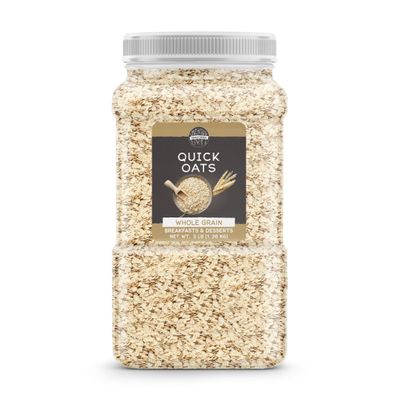 Birch & Meadow Quick Oats, 3 lb, Whole Grain, Hearty Ingredient, Breakfast & Dessert