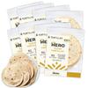 Hero Flour Tortilla Wraps - Soft Net Low Carb Tortillas | High Fiber, 1g Net Carbs & 80 Calories Per Serving (48 Tortillas, 8 Packs of 6) view 1