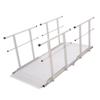 6' L Silver Spring Folding Aluminum Mobility Ramp with Dual Handrails, 850 lb. Capacity, 2" Siderails, Textured Traction, Scooter or Wheelchair Access view 1