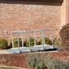 6' L Silver Spring Folding Aluminum Mobility Ramp with Dual Handrails, 850 lb. Capacity, 2" Siderails, Textured Traction, Scooter or Wheelchair Access view 3