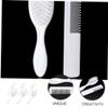 ifundom 3sets Newborn Hair Brush Comb Soft Bristle Brush for Scalp Care Lightweight and Portable Hair Grooming Kit for Boys and Girls for Showers and Registries view 3