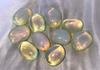 Opalite Palm Stone 1...10 - opalescent flash stone sculpture view 1