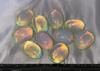 Opalite Palm Stone 1...10 - opalescent flash stone sculpture view 4