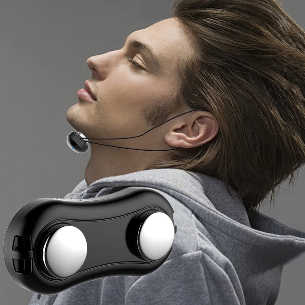 Walkervo Electric Anti Snoring Device for Sleep Apnea Mini Electric Noise Anti Snoring Sleep Apnea Snore Aid Stopper Device Snoring Solution Machine for Better Sleep