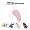 Gatuida 6pairs Women Diabetic Foot Pads Half Insoles -Foot Pad Shoe Filler Inserts for Half-Sizer Unisex Shoes view 3