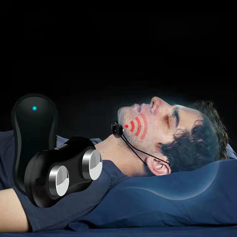 Anti Snoring Devices Electric Snore Stopper Wearable Anti-snoring Chin Massager Sleep Instrument Effective Snoring Solution Stop Snoring Improve Sleep