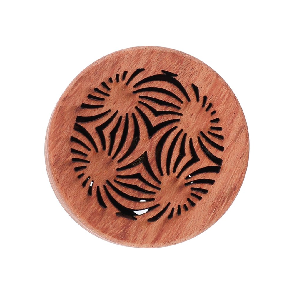 Healeved 1pc Wooden Car Diffuser Incense Holder Car Adornment Refreshing Scent Design for Relaxation and Interior