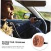 Healeved 1pc Wooden Car Diffuser Incense Holder Car Adornment Refreshing Scent Design for Relaxation and Interior view 2