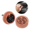 Healeved 1pc Wooden Car Diffuser Incense Holder Car Adornment Refreshing Scent Design for Relaxation and Interior view 4