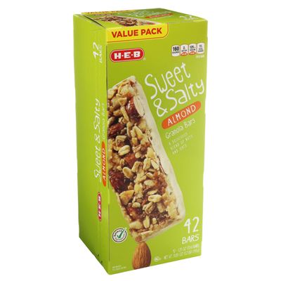 HEB HEB Sweet & Salty Almond Granola Bars