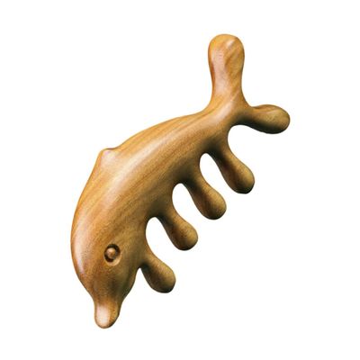 SEWOART Massage Sandalwood Comb for Scalp and Relaxation Natural Green Sandalwood Hair Comb for Circulation and Muscle for Women and Men