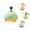 Mikinona Silicone Shampoo Brush Scalp Massaging Tool Hair Wash Brush Portable Mini Comb Head Washing Random Color view 3