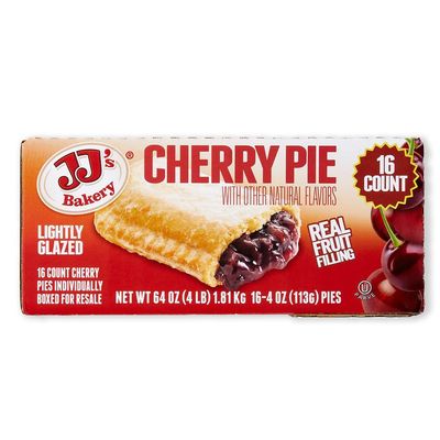 JJ's Bakery, Lightly Glazed Cherry Pie, 4 oz, 16-Count