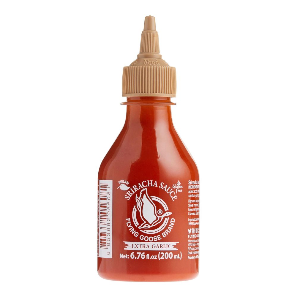 Generic FLYING GOOSE BRAND SRIRACHA SAUCE EXTRA GARLIC 6.76 OZ (2 PACK)