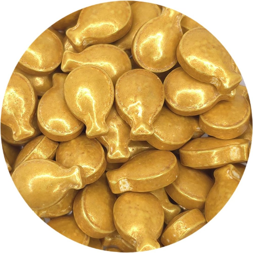 NCS Gold Balloon Edible Candy Sprinkles, 8 ounces