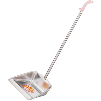 Ciieeo Stainless Steel Dustpan Handle Ergonomic Garbage Shovel for Easy Household Cleaning for Kitchen Home Office and Garage Use Space-Saving Design and User-Friendly