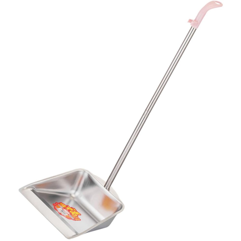 Ciieeo Stainless Steel Dustpan Handle Ergonomic Garbage Shovel for Easy Household Cleaning for Kitchen Home Office and Garage Use Space-Saving Design and User-Friendly
