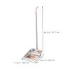 Ciieeo Stainless Steel Dustpan Handle Ergonomic Garbage Shovel for Easy Household Cleaning for Kitchen Home Office and Garage Use Space-Saving Design and User-Friendly view 2