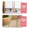 Ciieeo Stainless Steel Dustpan Handle Ergonomic Garbage Shovel for Easy Household Cleaning for Kitchen Home Office and Garage Use Space-Saving Design and User-Friendly view 4