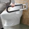 23.6Inch Foldable Handrail Grab Bars, Wall Mounted Toilet Safety Support 90 Degree Rotation for Handicap Elderly Seniors Disabled, Shower Bathroom Accessories view 1