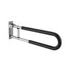 23.6Inch Foldable Handrail Grab Bars, Wall Mounted Toilet Safety Support 90 Degree Rotation for Handicap Elderly Seniors Disabled, Shower Bathroom Accessories view 2