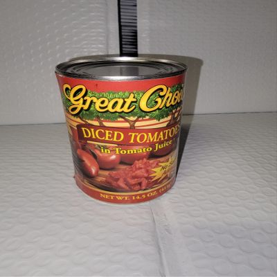 Generic Great Choice California Diced Tomatoes in Tomato Juice. No Salt Added 14.5 OZ (Pack of 12)