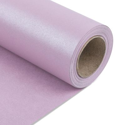 NESCCI Lavender Color Matte Wrapping Paper,Solid Color Pearly-Lustre Paper,Gift Wrapping Paper,Perfect for Wedding,Valentine's Day,Birthday, Christmas,Baby Shower,DIY Bouquet (17 Inches X 32.8 Feet)