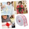 1 Roll Baseball Rib Tape Ribbon Decor Polyester The Fabric Wired view 2