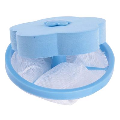 Hair Remover Floating Ball Laundry Filter Bag for Washing Machine - Harmless and Easy to Use - /Blue, 9.5cm Diameter - Suitable for Fully Automatic and SemiAutomatic Machines