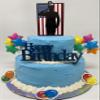 NineLife Basics Marines Armed Forces Cake Topper Set view 1