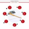 Back Scratcher, 18.5in Pack of 12, Traditional Finger-Like Bamboo Wooden Body Massager for Scratching Itches, Strong and Sturdy, Good Practical and Novel Gifts for Friends and Family (12) view 3