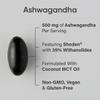 Sports Research Ashwagandha Softgels with Coconut MCT Oil - Natural Adaptogen Made with Shoden Ashwa for Relaxation, Calm & Sleep Support - Gluten Free & Vegan Friendly - 60 Count view 2