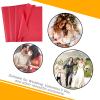 3 Otters 120 Sheets Red Tissue Paper, 14"x20" Gift Wrapping Paper for Gift Bags Christmas Wedding Birthday DIY Project Crafts Bouquet Flowers view 3