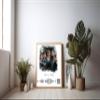 Custom Voice recording with QR Code Wooden Frame, Photo & Soundwave Created from Your Audio, Memorial Gift, Frame Canvas Print, Sound Wave Artwork Frame, Soundwave Art, Mother's Day, Gift for family view 2