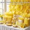 3 Otters 120 Sheets Yellow Tissue Paper, 14"x20" Gift Wrapping Paper for Gift Bags Bouquet Flowers Fall Autumn DIY Project Crafts view 2