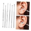Mobestech 18pcs Stainless Steel Spiral Ear Spoon Ear Wax Removal Family Tool Storage Box Safe and view 2