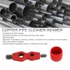 Copper Pipe er, Copper Pipe Polishing Chamferer, Reamer with Copper Pipe ing Brush for Pipe Installation, ing, Polishing (Red) view 2
